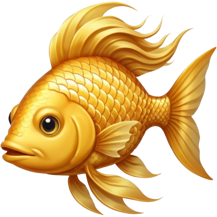 fish with hair emoji