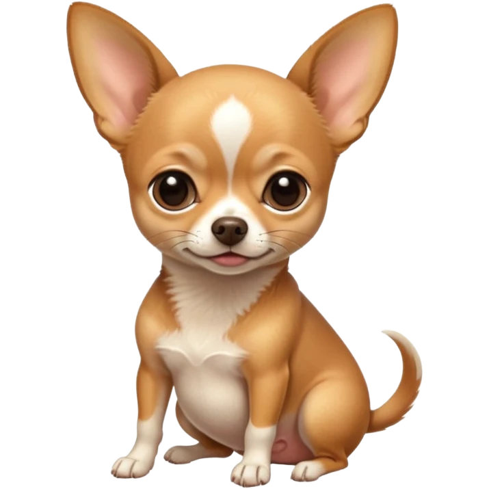 A pregnant Chihuahua. emoji