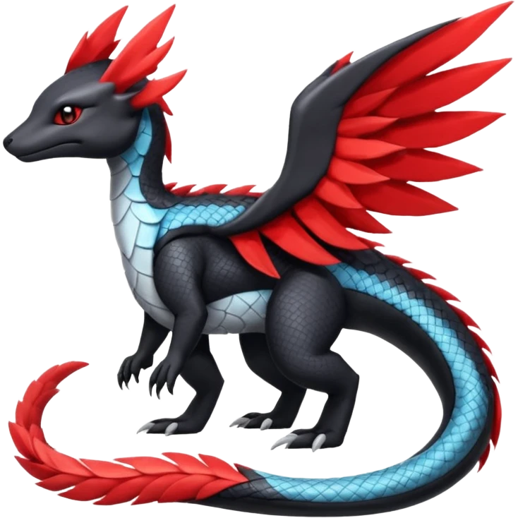 Salandit-Salamence-Foxy-Fembryon-fusion emoji