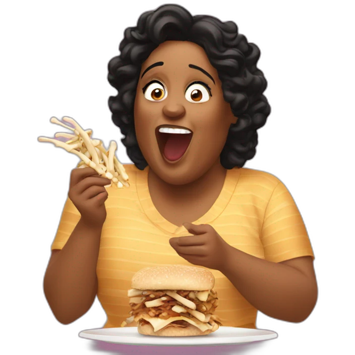 Alison Hammond eating bones emoji