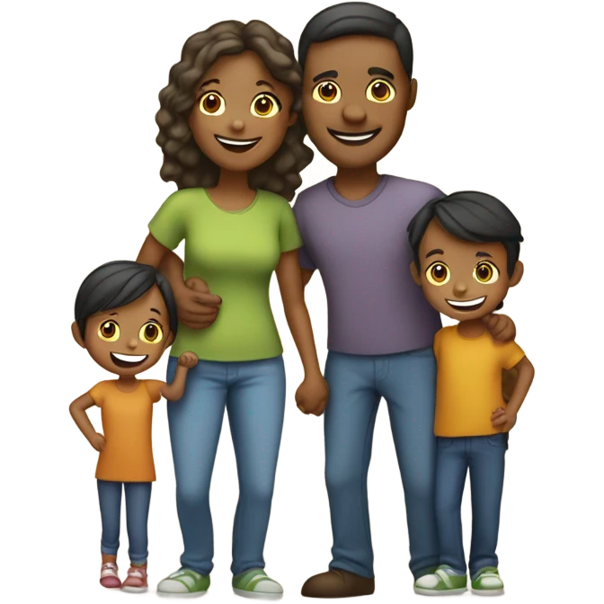 happy family emoji