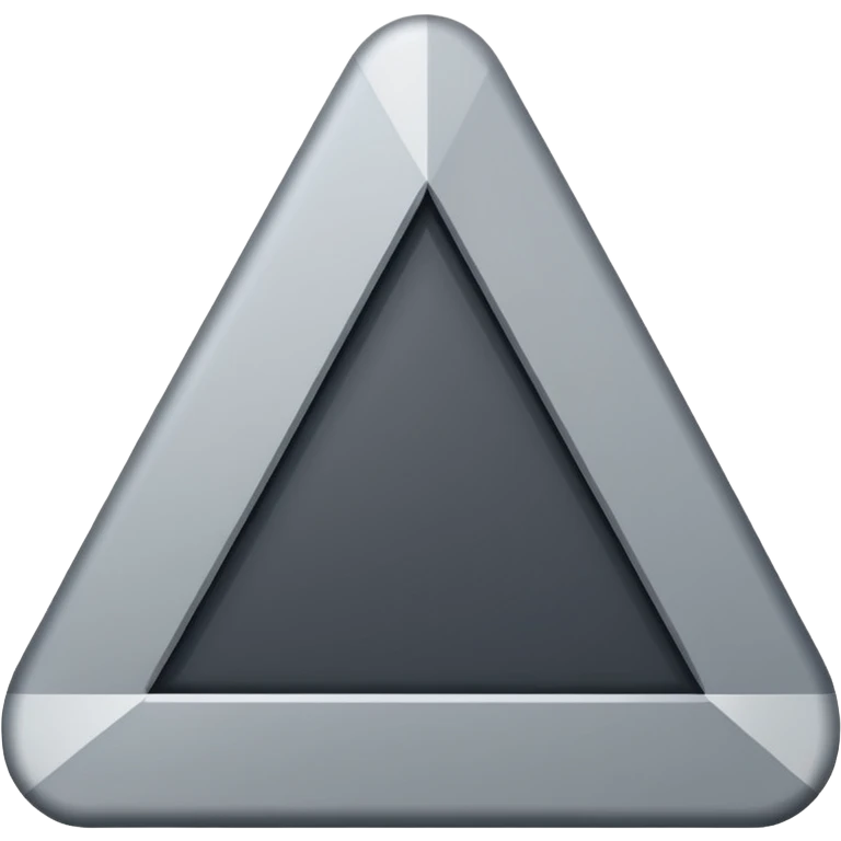gray triangle parallel to the left, tilted 60 degrees emoji