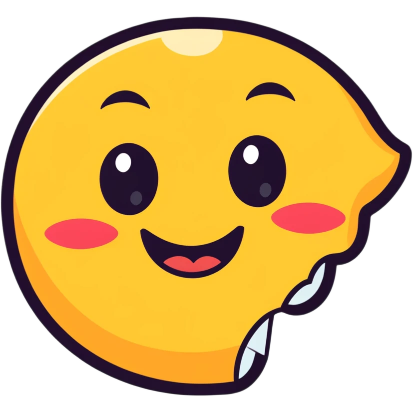 Emoji with winky face and biting lip emoji
