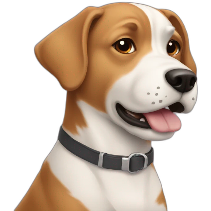 Dog chocked emoji