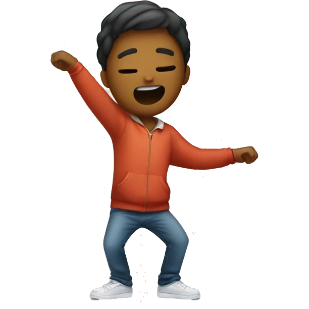 Person doing the dab emoji