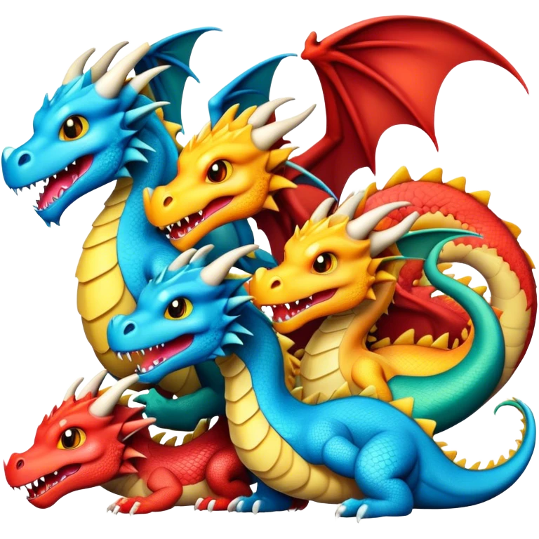 Swarm of dragons emoji
