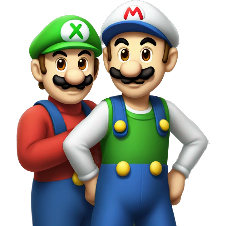 mario and luigi emoji