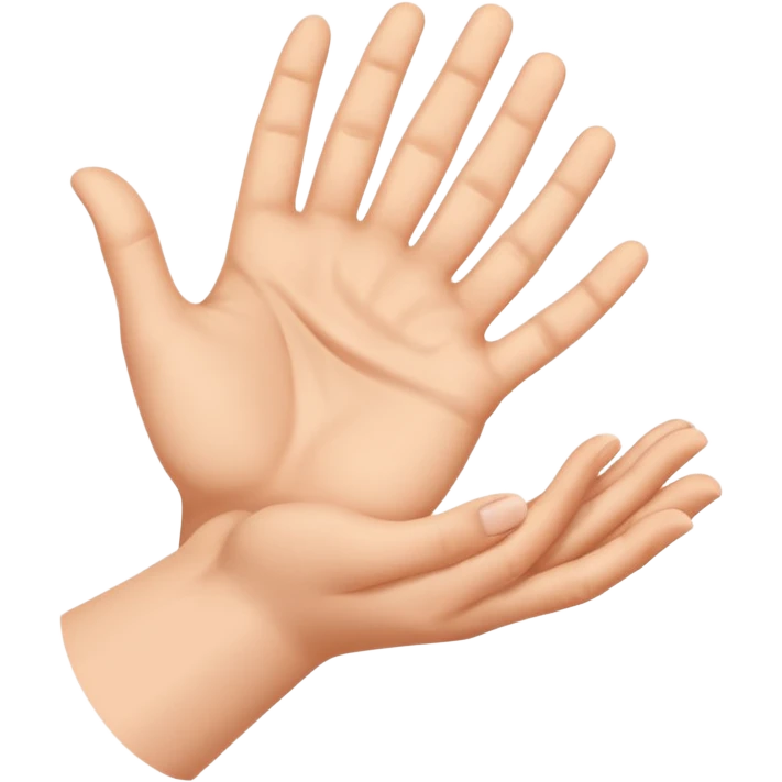 hand on abdomen emoji