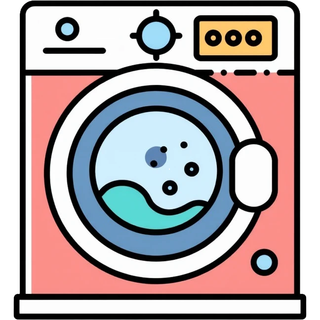 washing machine with bubbles emoji