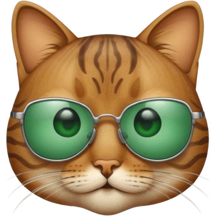Cat wearing sunglasses emoji