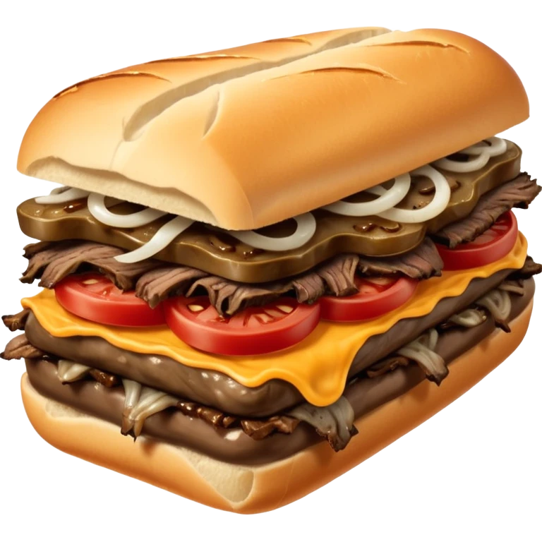 philly cheesesteak snadwich emoji