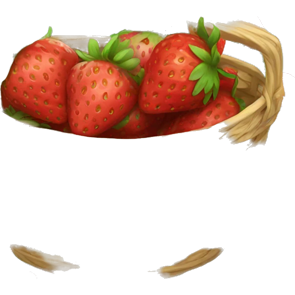 A strawberry basket emoji