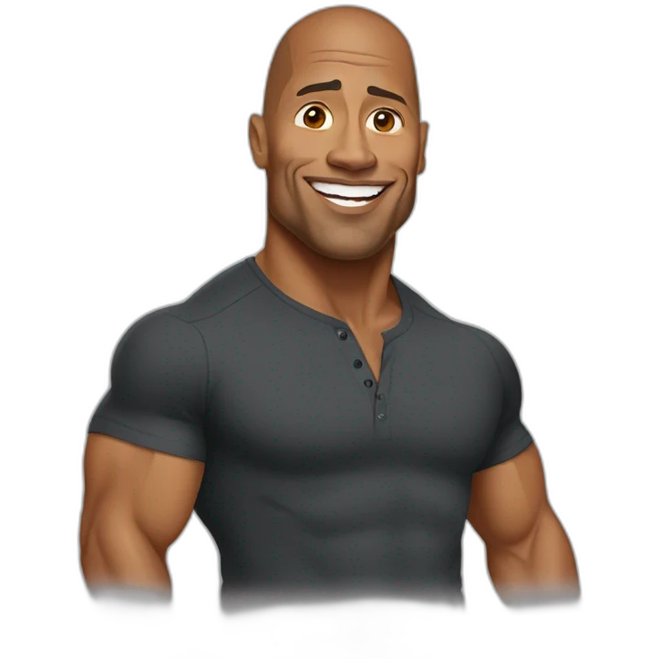 Dwayne johnson emoji