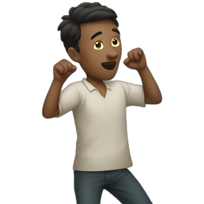 people qui dab emoji