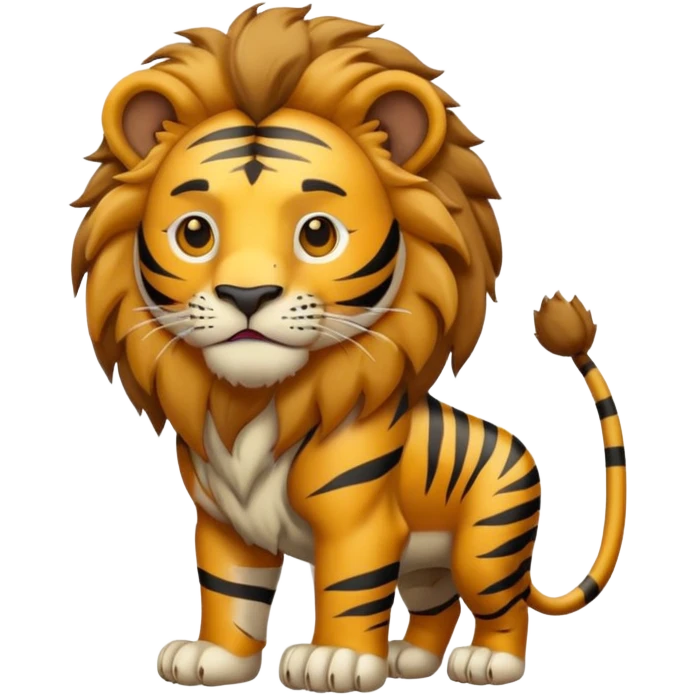 Lion Tiger Fusion emoji