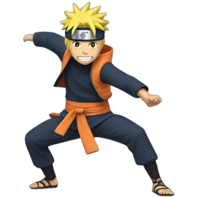 Naruto dancing  emoji