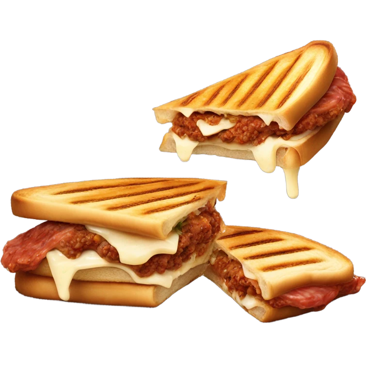 panini Bolognese with cheese  emoji