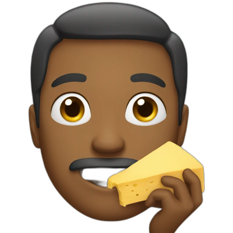 Homme qui mange  emoji