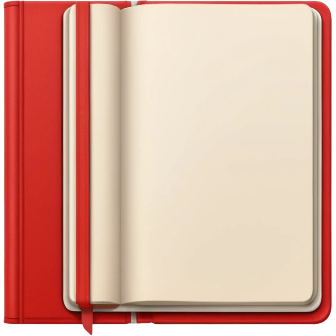 red  open Sketchbook emoji