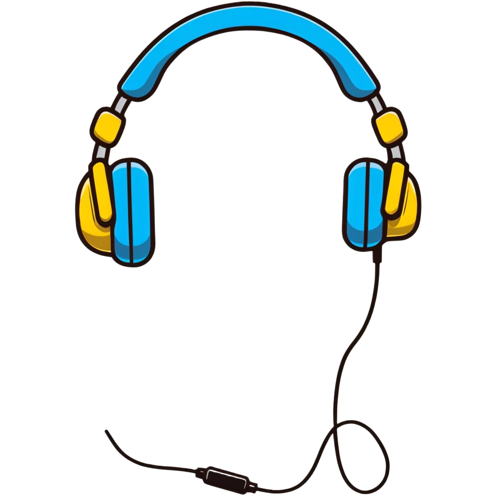 cool teenager wearing headphones emoji