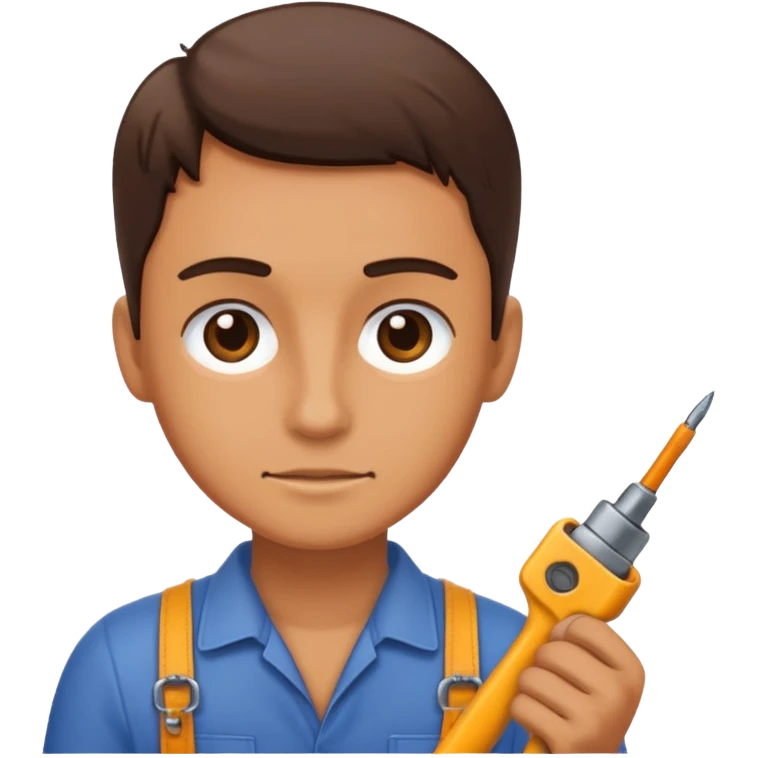 person Repairing a tool emoji