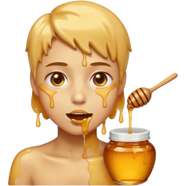 honey eating emoji
