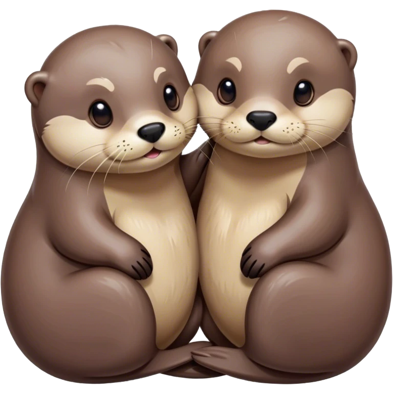 otters in love emoji