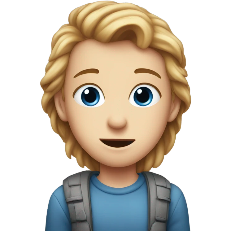home alone boy blue eyes kiss girl emoji