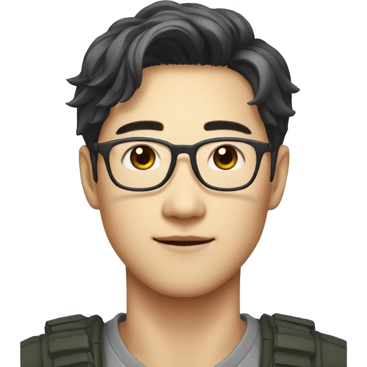 very handsome korean guy emoji