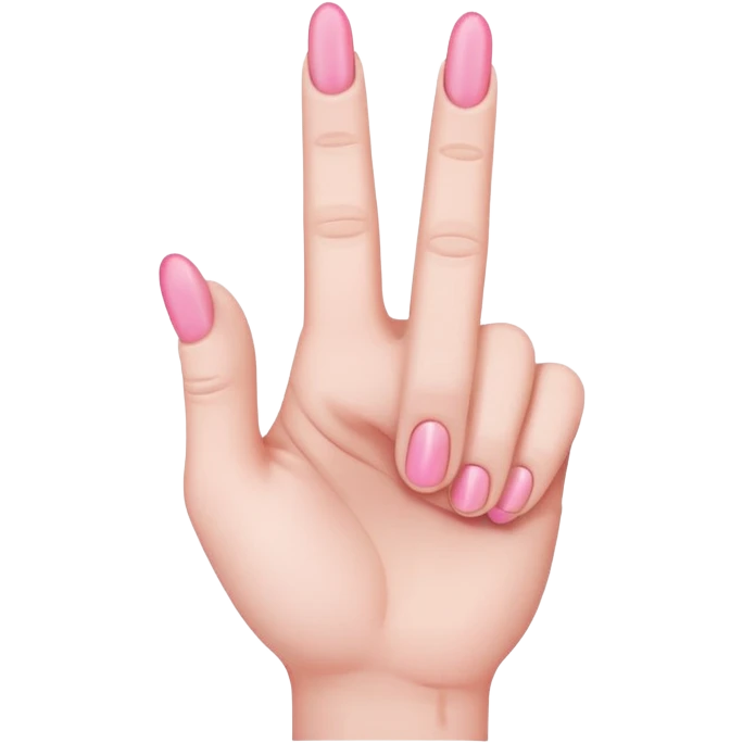 pink middle finger emoji