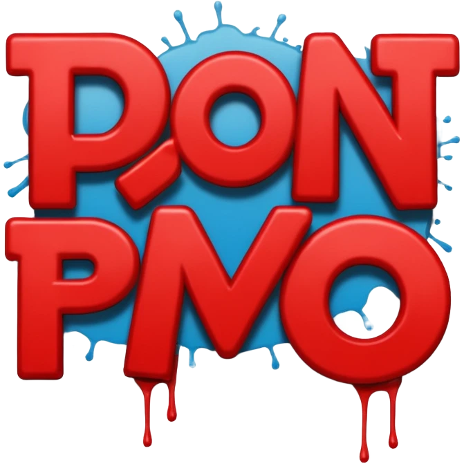 Letters saying “don’t PMO” meaining “don’t piss me off”  emoji