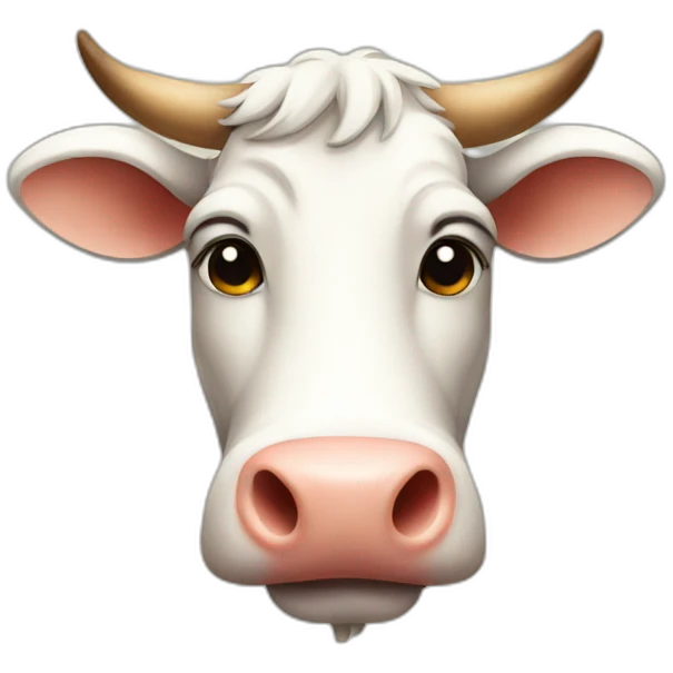 Lovely cow emoji