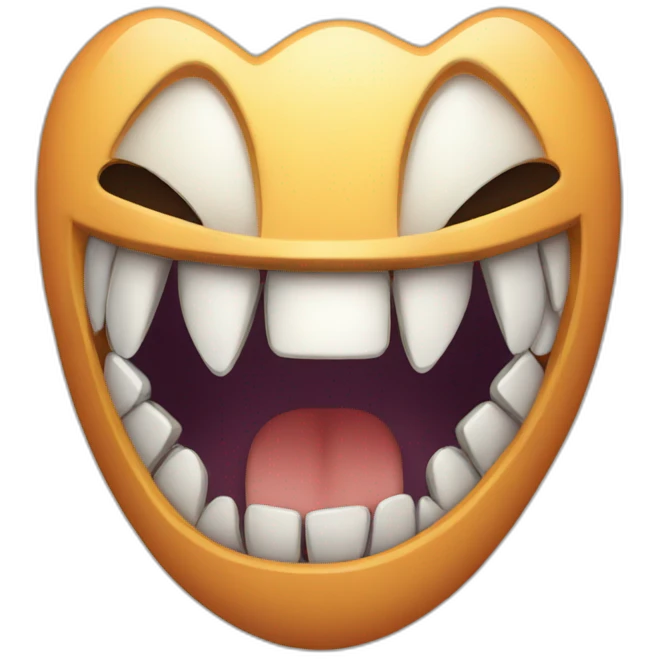 SHARP TEETH emoji