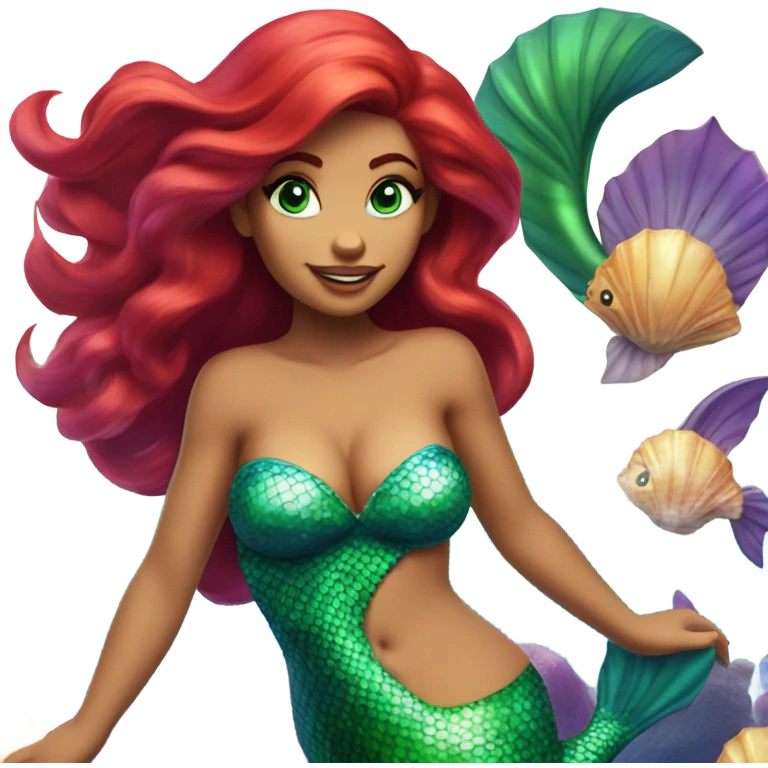 The Little Mermaid Ariel  emoji