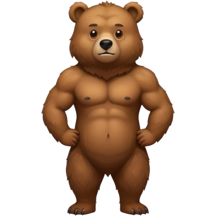 Urso mal emoji