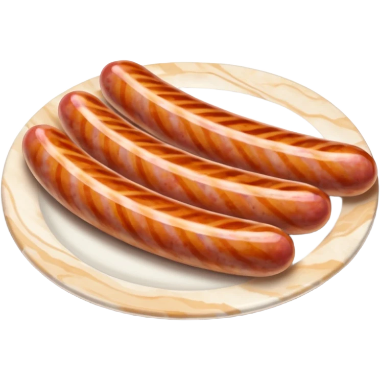 sliced sousage emoji