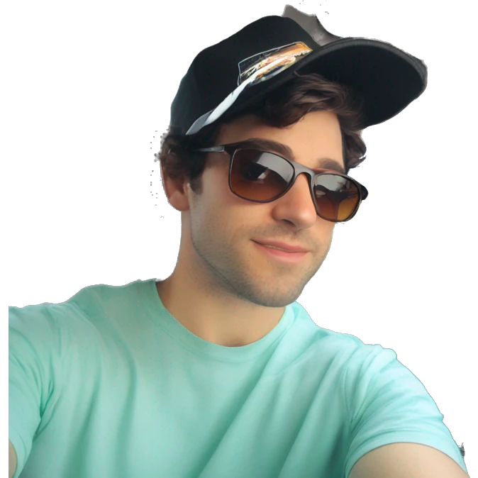"cool guy in sunglasses" emoji