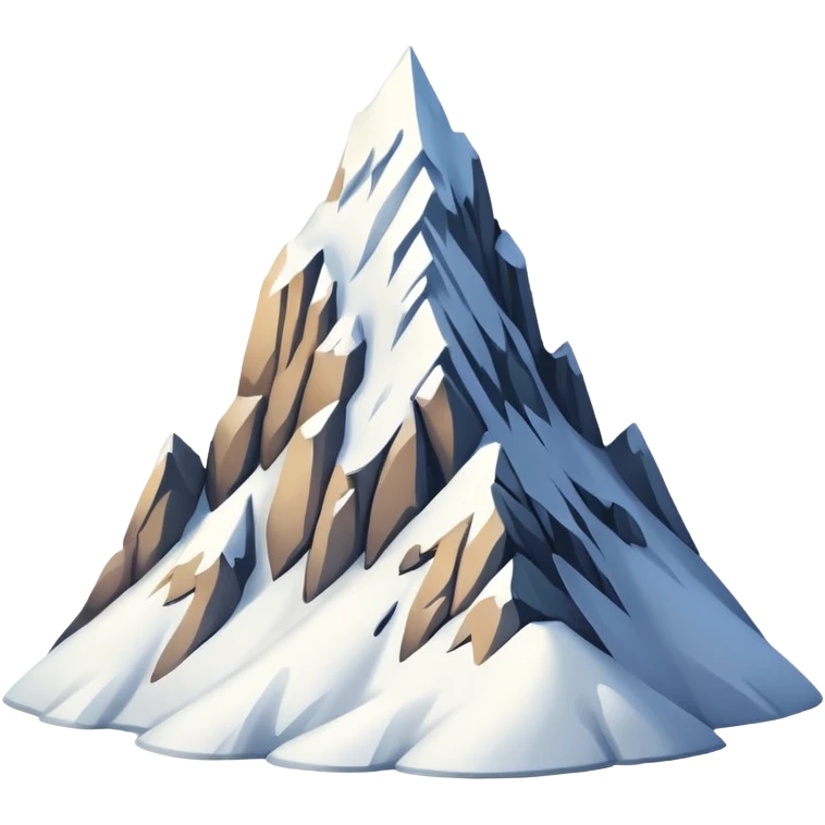 snowy mountain peak emoji
