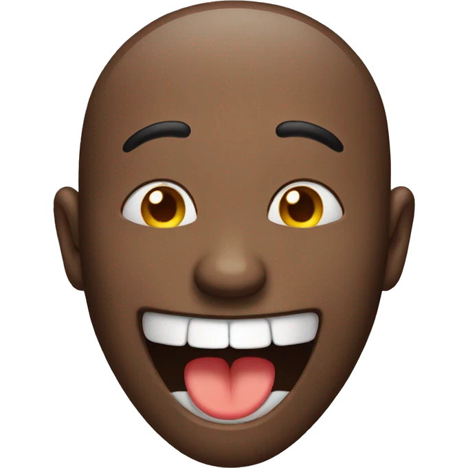 Emoji laughing but with crying eyes emoji