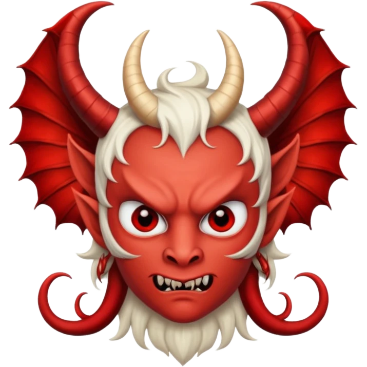 Biblically accurate Angel seraphim make a devil  emoji
