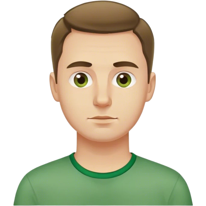 polish man in green shirt emoji