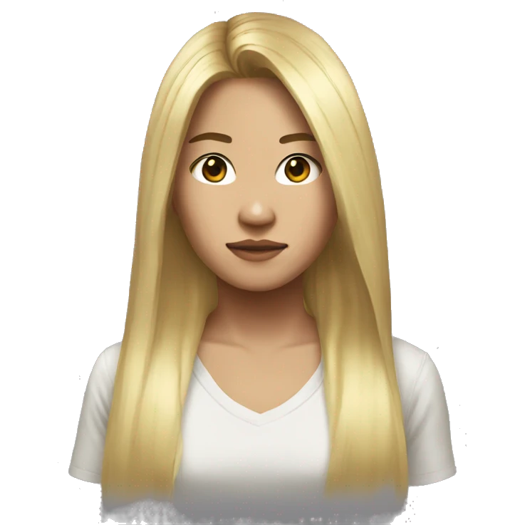 asian blonde long hair,grand theft auto emoji