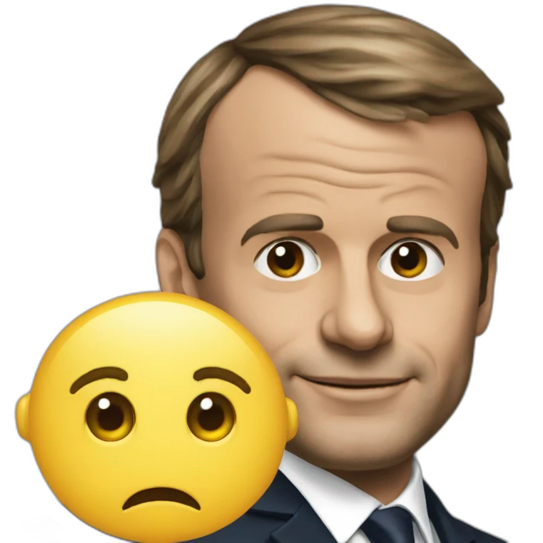 Emmanue Macron emoji