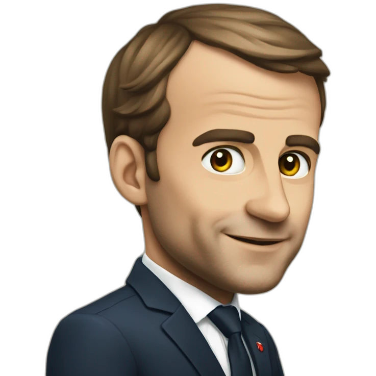 Macron sur tortu emoji
