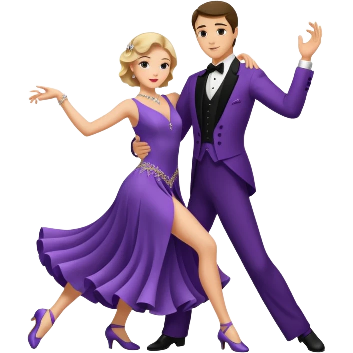 Ballroom dancing emoji