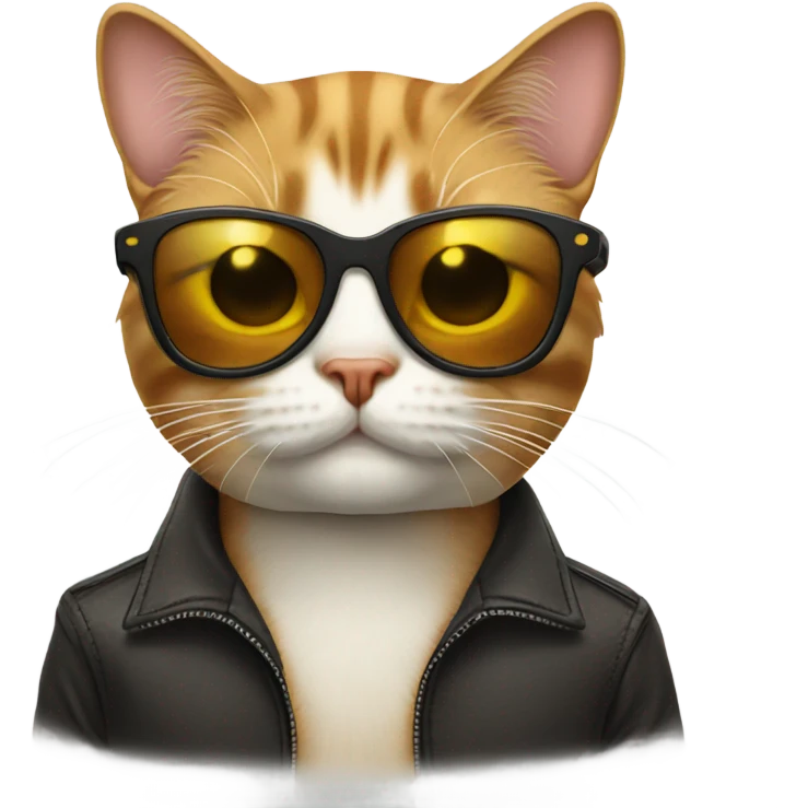 Cat with sunglassesr emoji