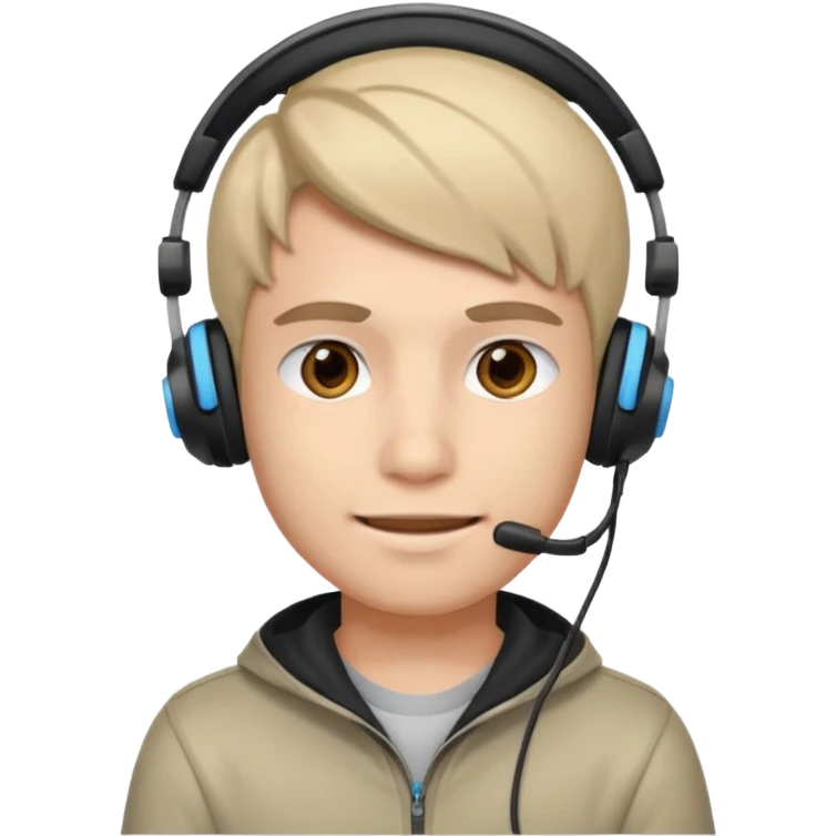 A gamer boy emoji