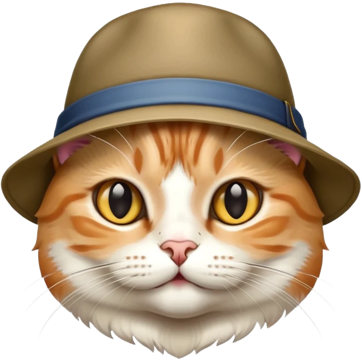 Cat with hat emoji
