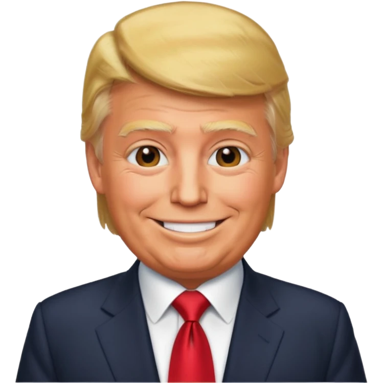 Trump looking sexy emoji