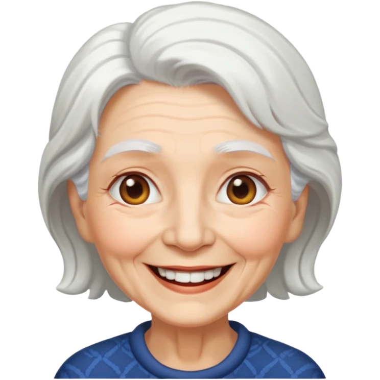 old lady retire emoji